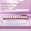 Easy To Install Quick Change Temporary Car Parking Marker Park Number Plate Display with Fashion Designs for City Use