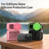 Shock Absorption Silicone Protective Case Anti-Drop Lens Cap Action Camera Case Full Protection for DJI Osmo Nano