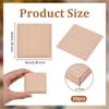 10pcs 6cm Wood Plaques for Crafts Rectangular Wood Plaques Unfinished Wooden Plaques Unfinished Rectangular Wood Slices