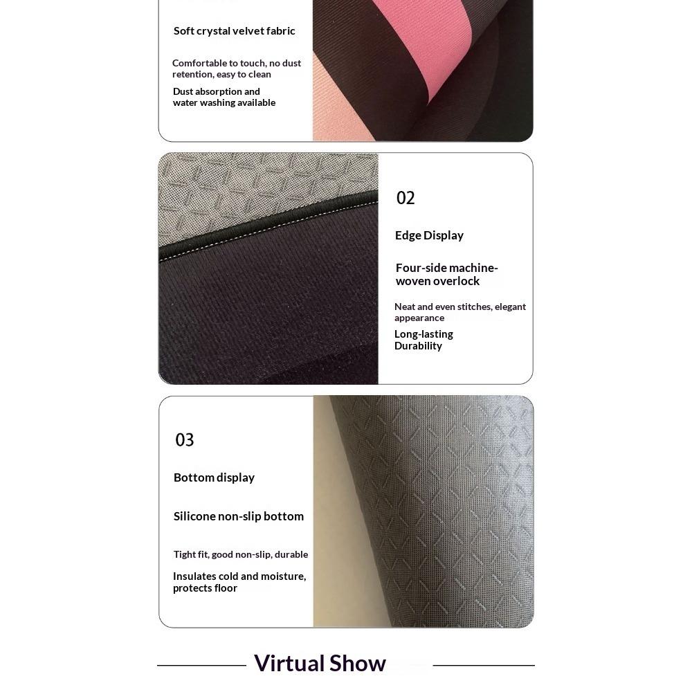 Upgrade Indoor Skipping Rope, Non-slip, Shock Absorption, Sound Insulation Mat, Thickened Fitness Mat, Yoga Mat, Silicone Bottom.