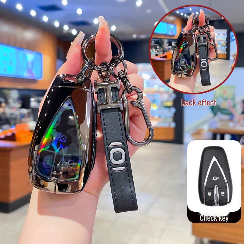 High-End Metal Key Cover for Changan Qiyuan A07 2025, A06 New Energy, and A05/A07 with Buckle