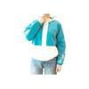Adidas Neo Color Block Hooded Zip Casual Long Sleeve Jacket Women Jackets Blue IK7638