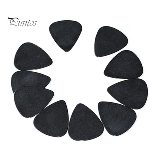 10 Pieces Musical Accessories Black Celluloid 0.5mm Guitar Picks Plectrums