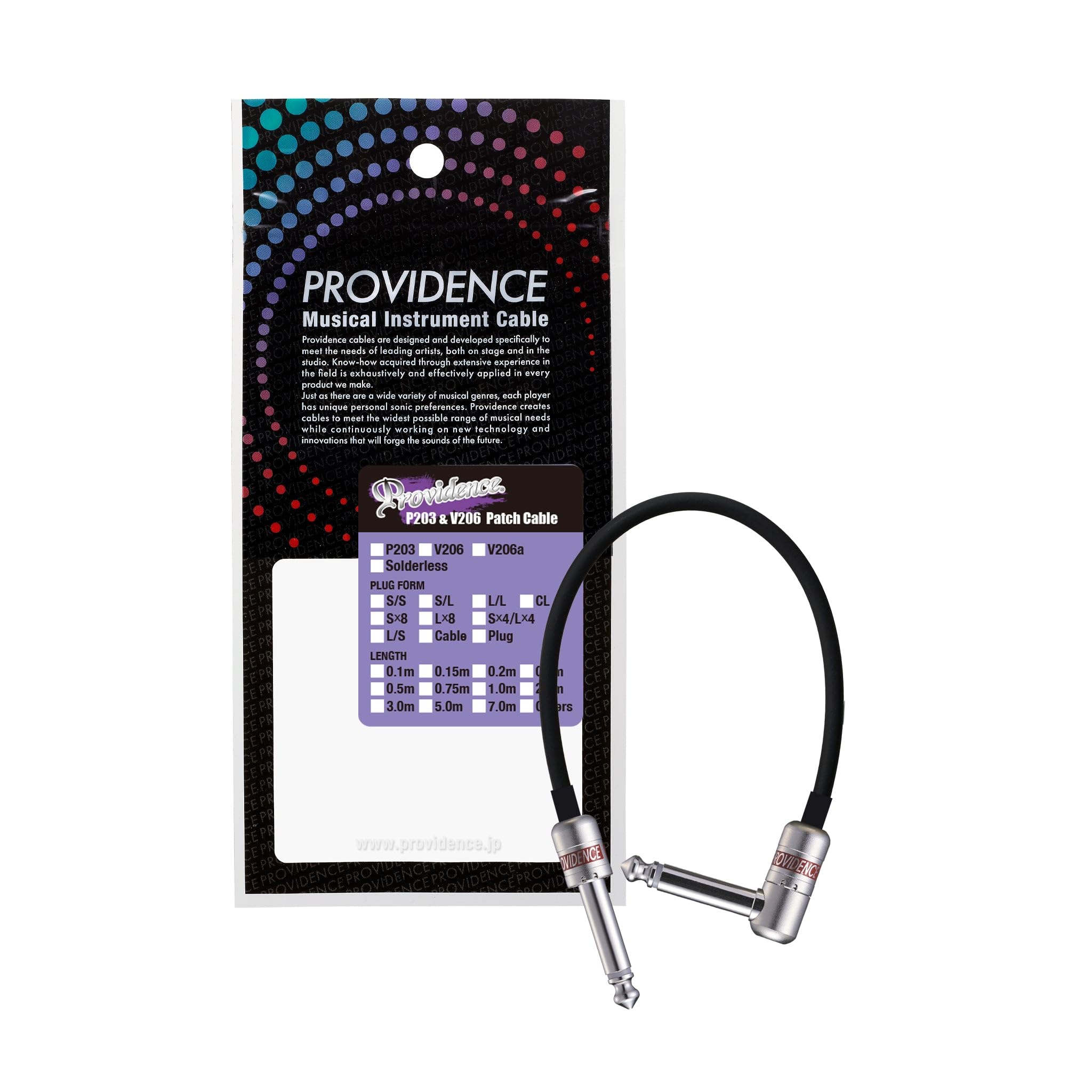 

Providence V206 20cm Patch Cable with SL Plug (StraightL-Shaped)