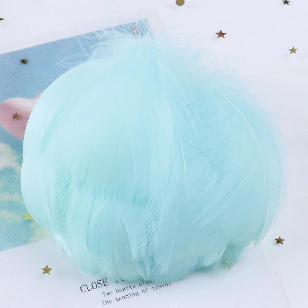 100 Stück Flauschige Gänsefedern für DIY Traumfänger Dekorationen Schmuckherstellung Feder Hochzeitsfeier Zubehör Handwerk Karneval