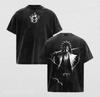 Zaraki Kenpachi BLEACH Anime T-Shirt Vintage Gewaschen Lässig Locker T-Shirt Sommer Kurzarm Polyester T-Shirts Tops Herren Damen Kleidung