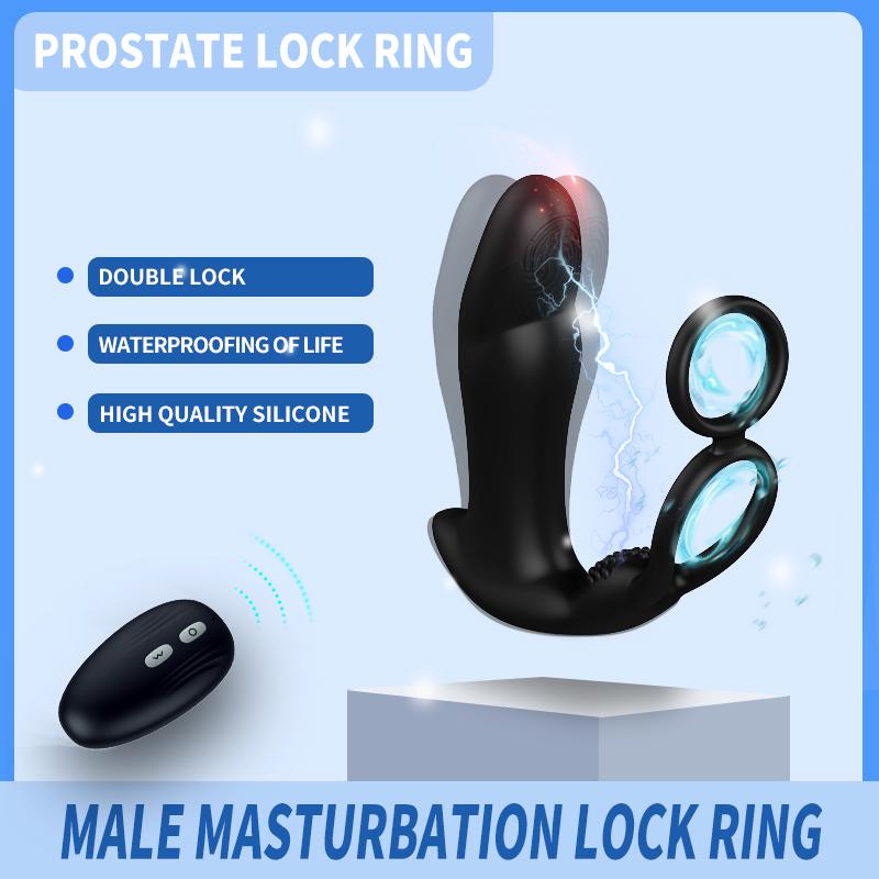 Remote Control Male Prostate Massager Anus Vibrator Delay Ejaculation Anal Plug Men Butt Plug Dildo Prostate Stimulator Sex Toys