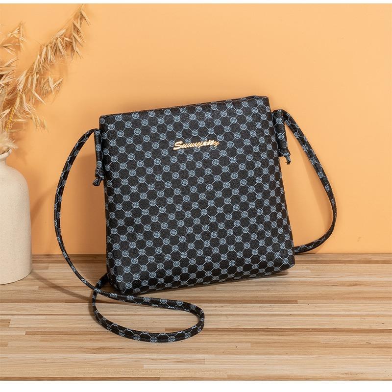 

Women s bag new fashionable and simple shoulder bag, messenger bag, diamond embroidered small square bag