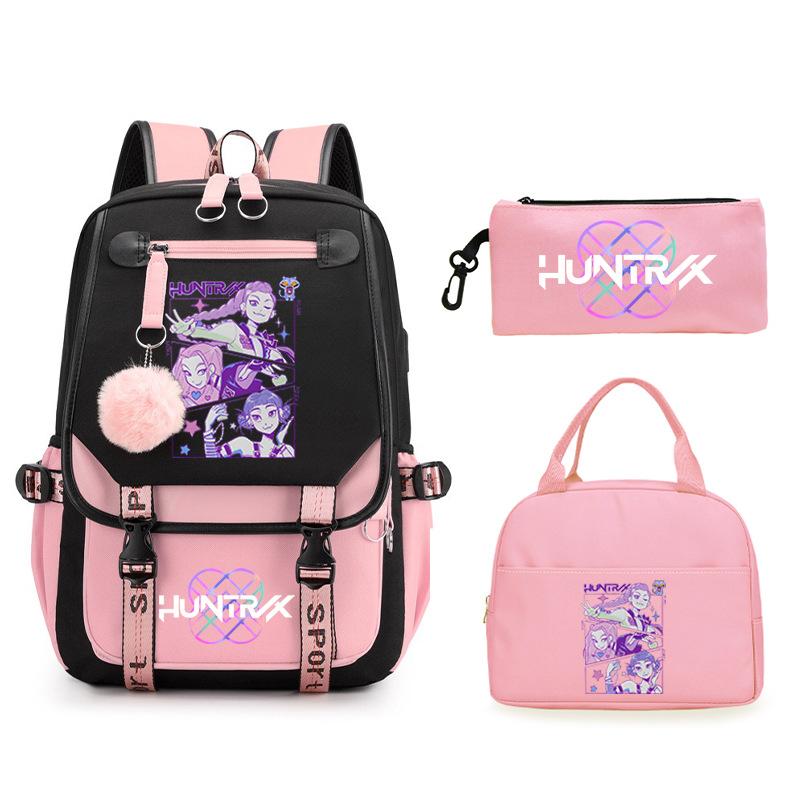 KPop Demon Hunters Demon Hunters Printed Fashion Children's Backpack Foreign Trade Trend Student School Bag
