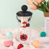 Water bottle creative portable float plastic cup summer tea separation straw cup girls outdoor portable cup wholesale