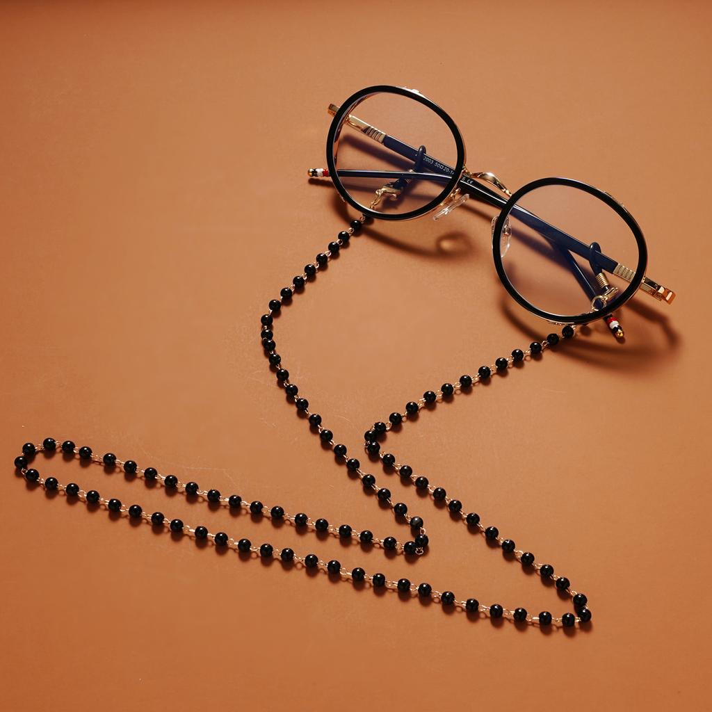 Full Pearl Reading Glasses Chain for Women Eyeglasses Cords Pearl Metal Chain Elegant Chic Anti Loss Eyeglass Accessories
