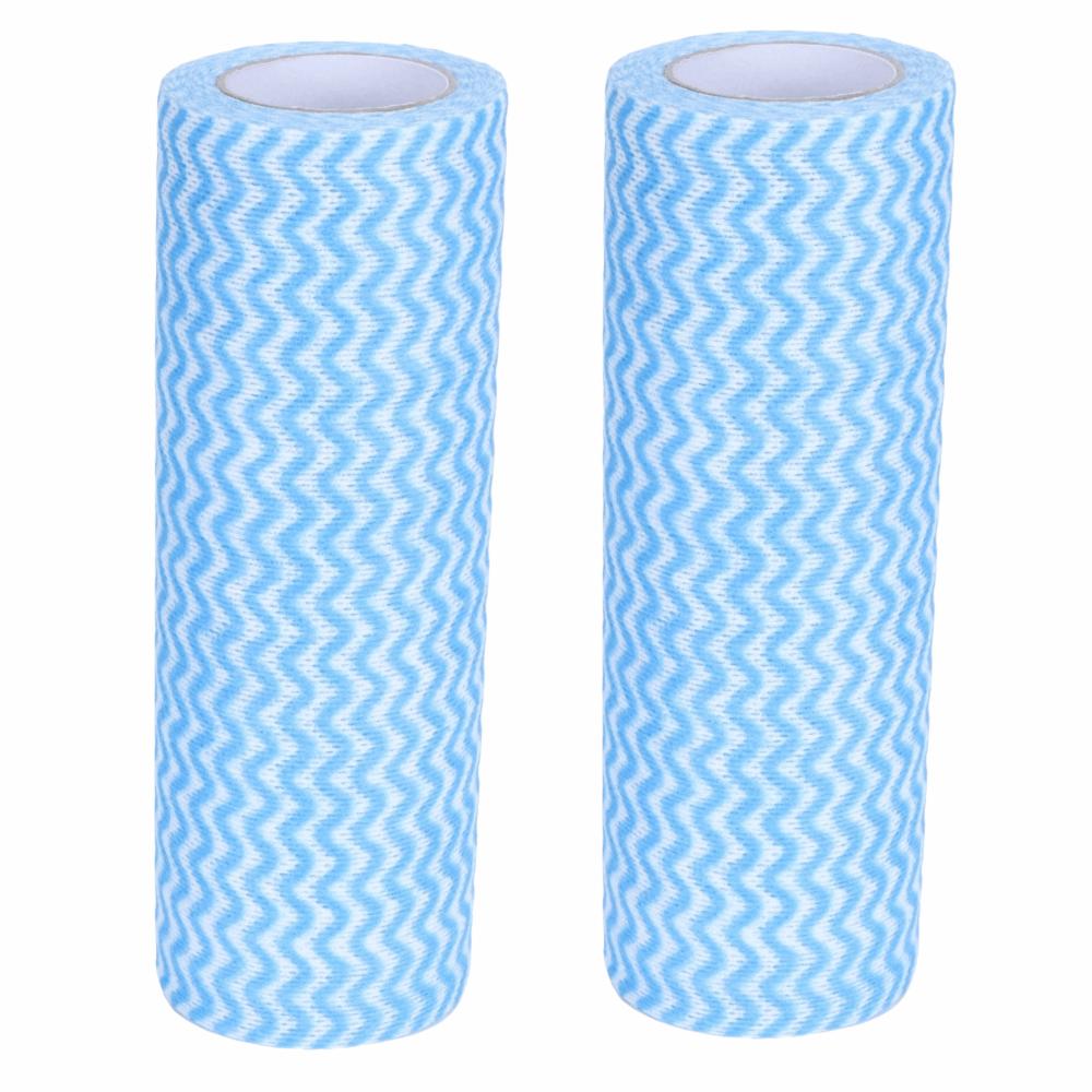 100pcs Nonwoven Fabric Kitchen Towels Multi-Purpose Wiping Rags Restaurant