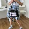 Damska Przezroczysta Torebka na Ramię DIY Ita Bag Dziewczęca Urocza Torebka Crossbody do Szkoły