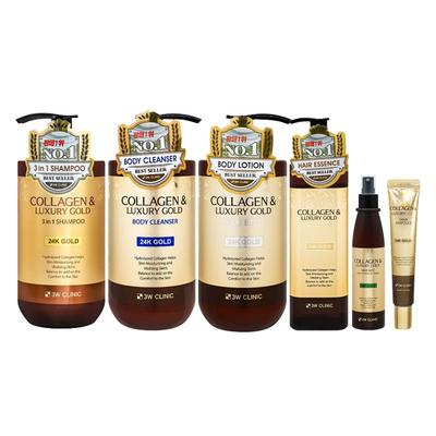 Collagen & Luxury Gold Total Care (Shampoo, Body Cleanser, Body Lotion, Hair Essence, Hair Mist, Hair Ampoule) (20 Options)