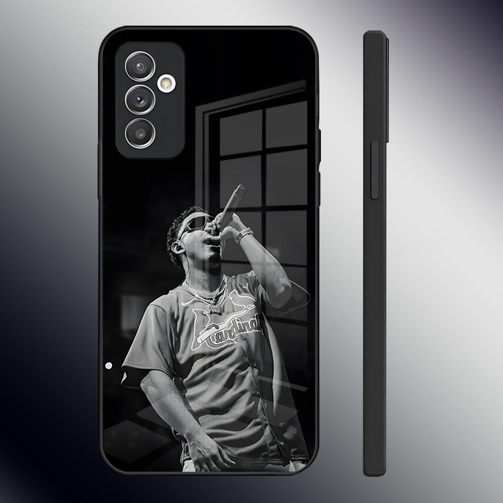 

M-Myke Towers Rapper Phone Case For Samsung S24 Ultra S23 S22 S20 Fe S21 Plus A54 A34 A24 A53 A13 A16 Glass Cover Samsung s24