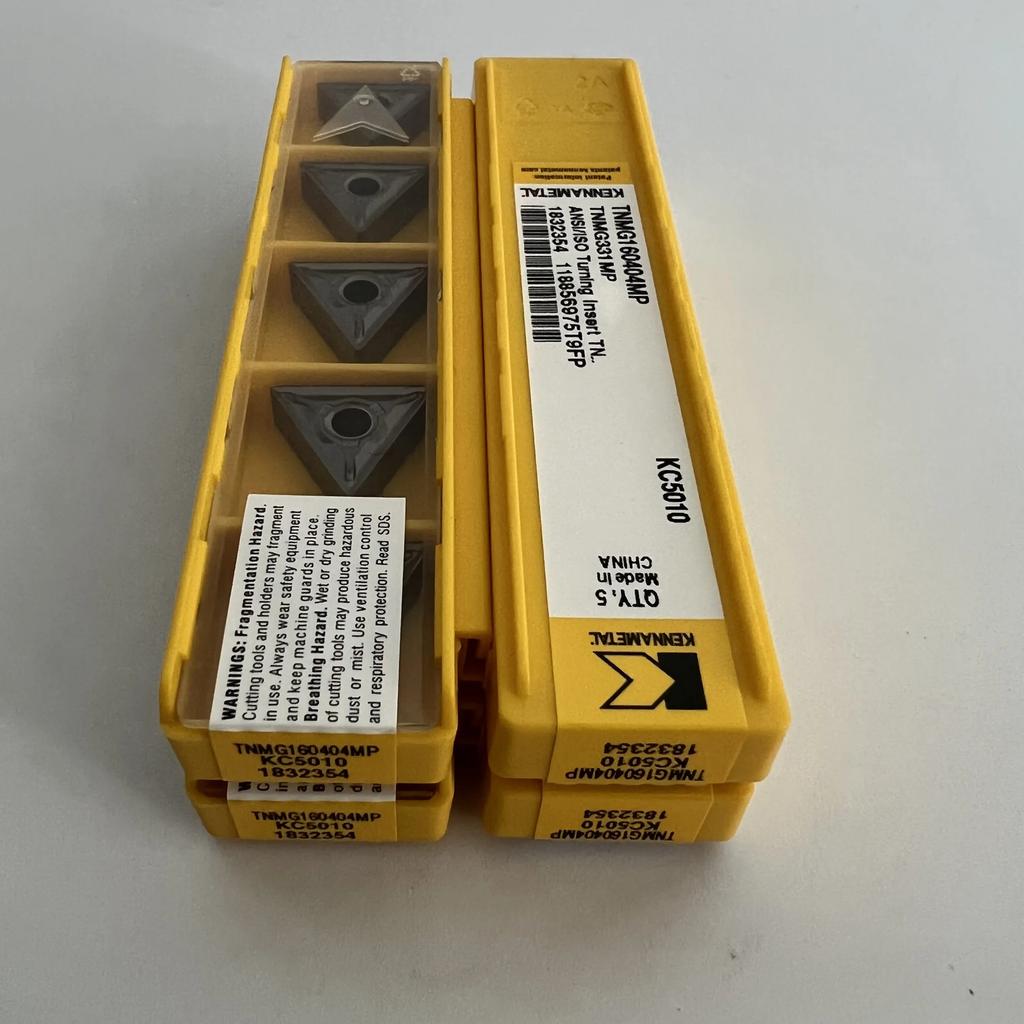 Original / TNMG160404MP KC5010  /  Industrial Indexable Carbide Inserts 10 Pcs