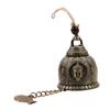 Vintage Buddha Statue Bell Blessing Feng Shui Wind Chime for Good Luck Crafts Home Car Hanging Decor
