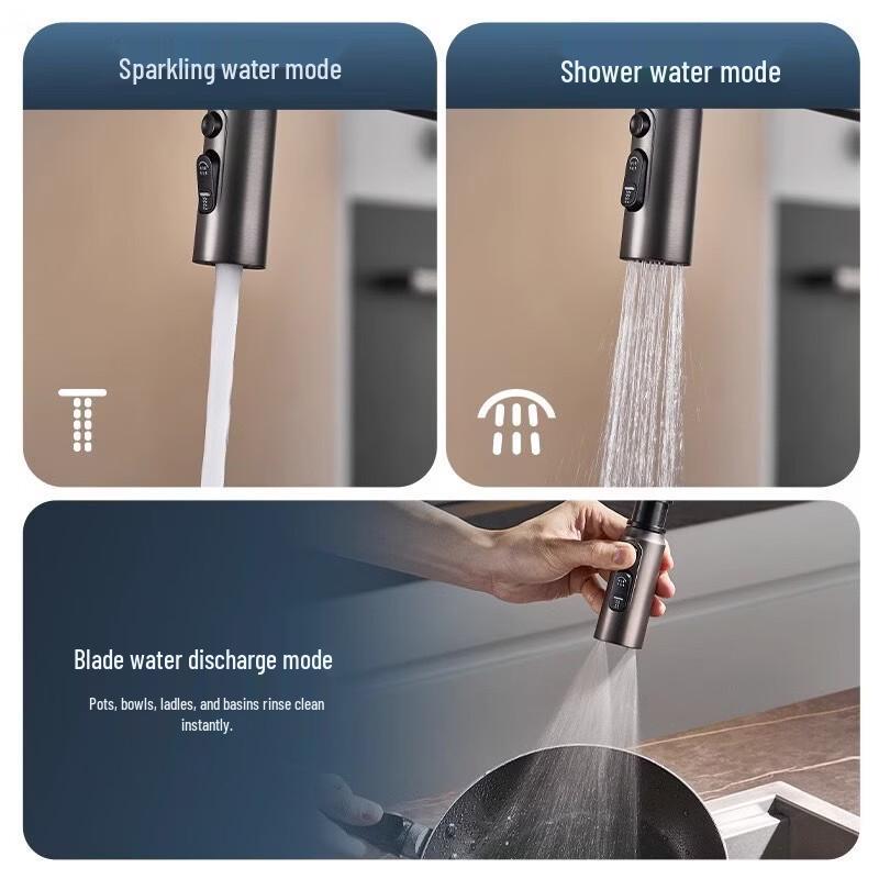 Magnetic Universal Wall-Mounted Kitchen Faucet