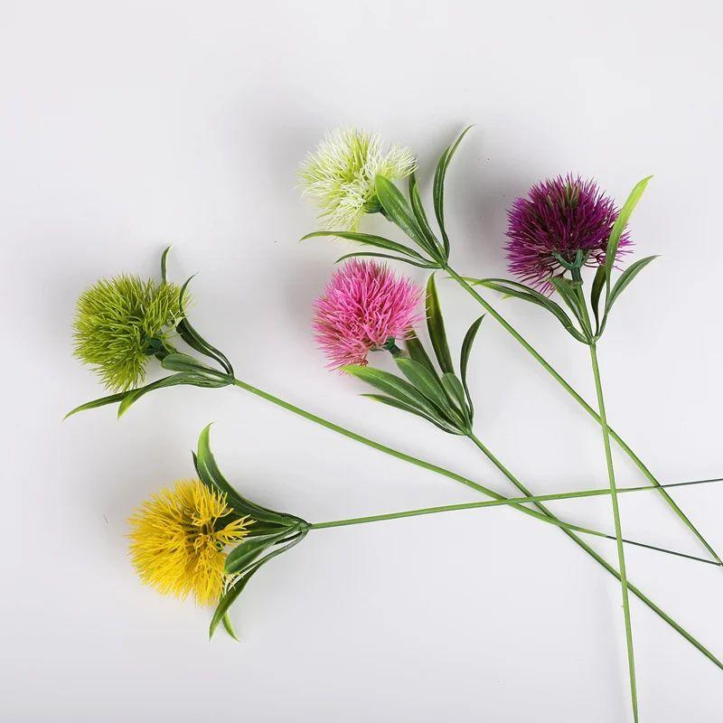 

10Pcs Plastic Artificial Flowers Plants Dandelion for Home Vases garden Decoration Accessories Wedding bride bouquet Hot sales 5pieces