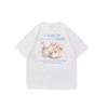Large size 100kg high-end pure cotton short-sleeved t-shirt women's summer new loose American trendy brand design sense clothes