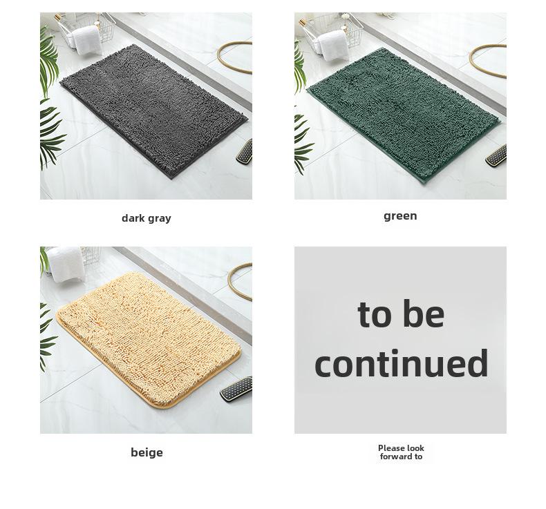Ultra-Absorbent Non-Slip Chenille Floor Mat for Bathroom, Bedroom, and Living Room