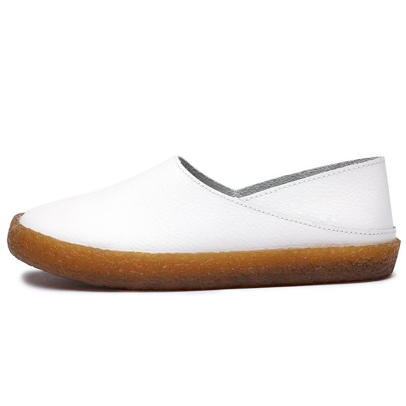 

Мода Лето Новая Мода Круглый Носок Туфли Медсестры Мягкая Подошва Нескользящие Сандалии Плоские Дышащие Повседневные Спортивные Женские 2025 Новая Мода 35 белый