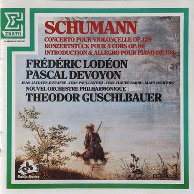 CD ROBERT SCHUMANN, FRÉDÉRIC LODÉON /  - Opus 129/86/134 ECD88212 Erato 1986 France Classical Used