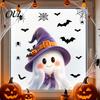 Decorative Window Film Halloween Ghost Glass Sticker, Cartoon Static Cling for Decals Parties, Waterproof Decoration Decal Home Office Seasonal Party