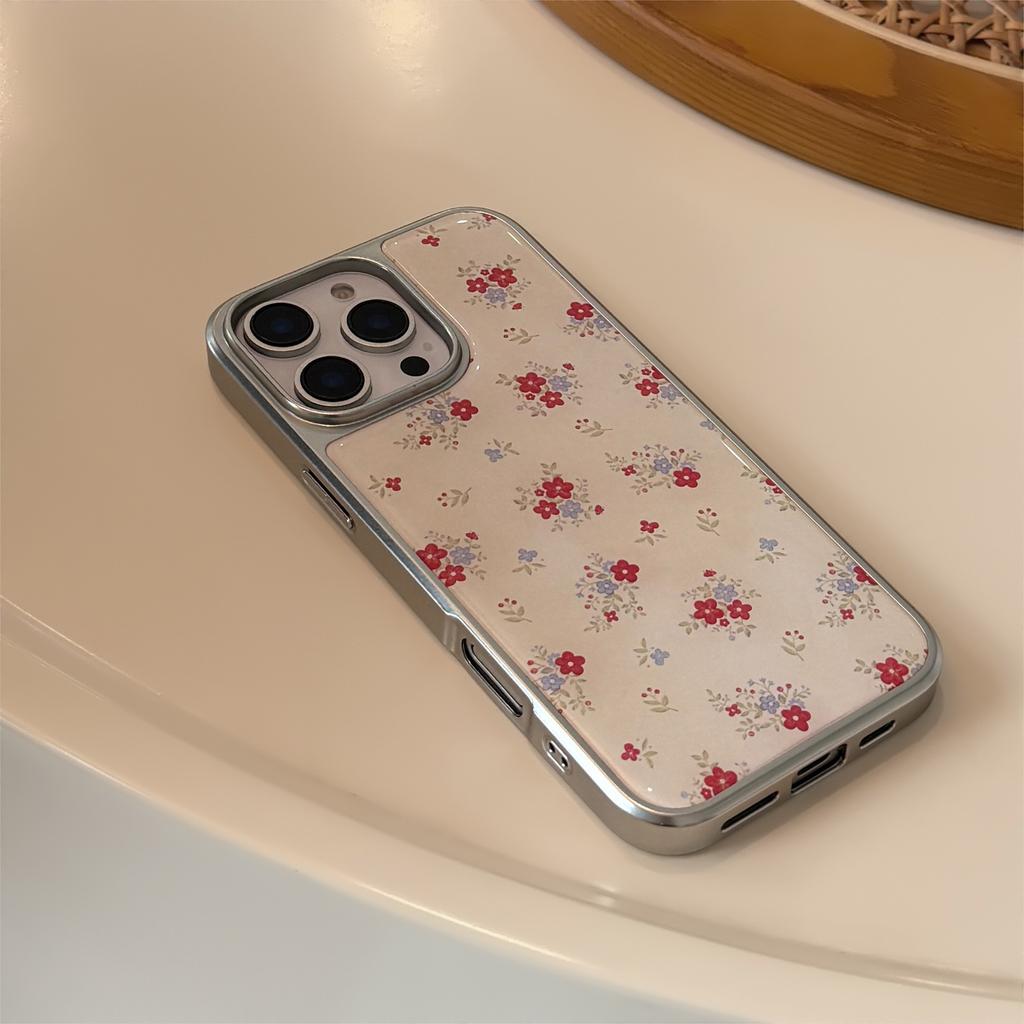Gentle Ins Bouquet Applicable To 16 Apple 15 Pro Max Mobile Case IPhone 14 Drop Glue 13 Literary 15 Huawei