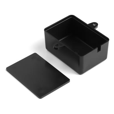Boîtier de Projet Électronique en Plastique ABS Noir Boîtier d'Instrument Couvercle Étanche Projet DIY Boîtier Fournitures Électroniques Haute Qualité