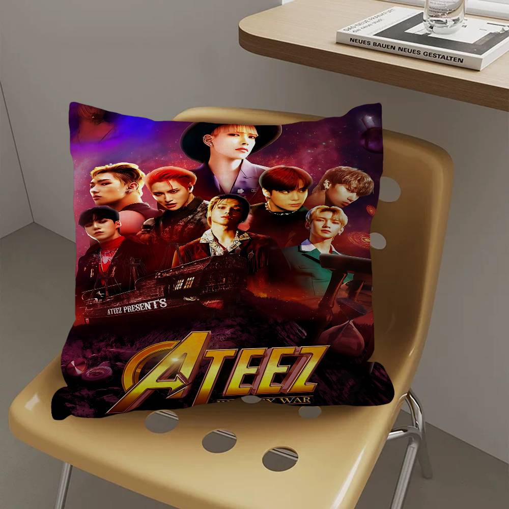 Boy Group A-ATE-EZ Pillow Gifts Home Office Furnishings Bedroom Sofa Car Cushion Cover Case 45x45cm
