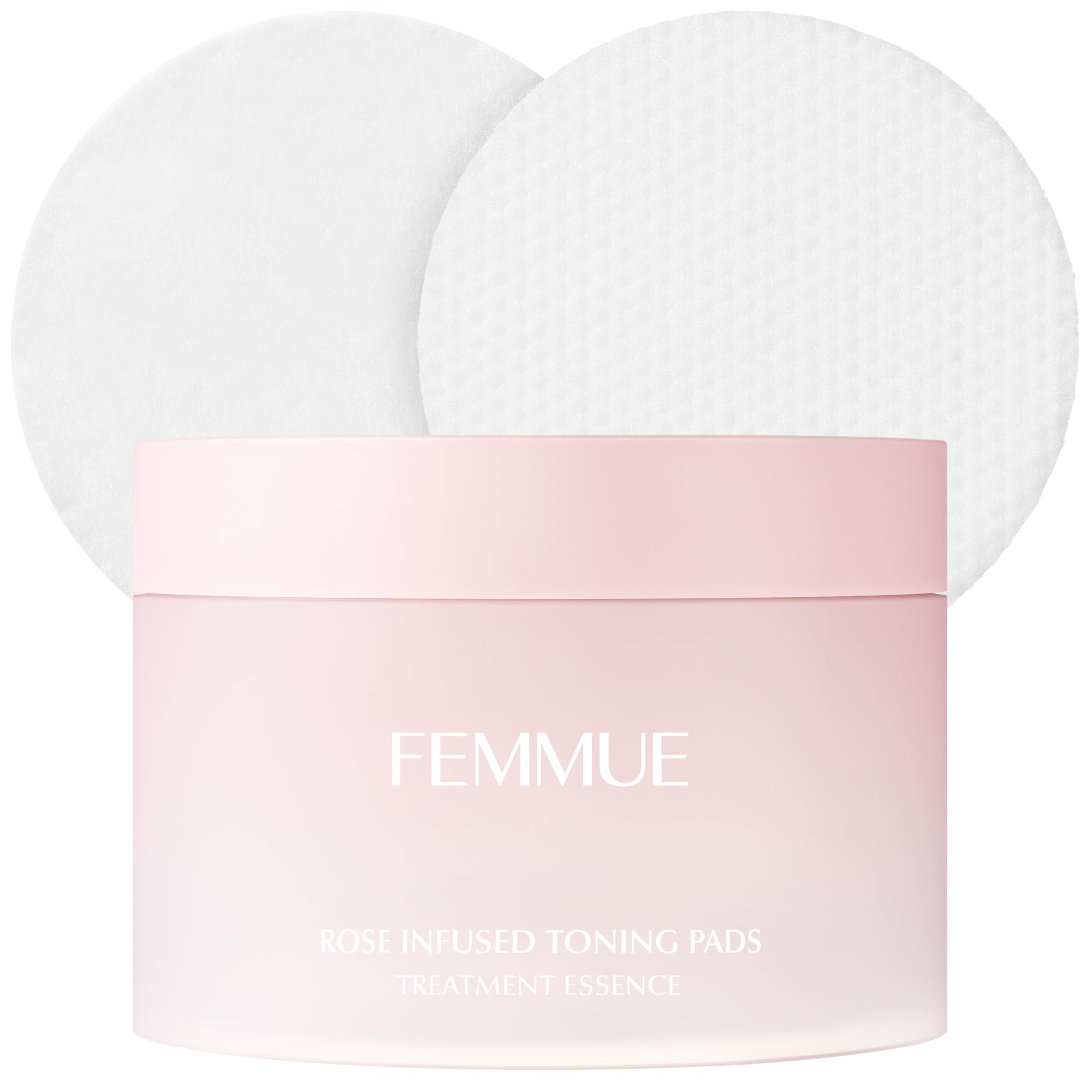 

FEMMUE Rose Infused Toning Pads, 50 sheets/160mL, Exfoliating Toner Pads, Lotion, Toner, Authentic Japanese Product