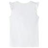 T-shirt enfants avec manches à volants écru 92/104/116/128/140