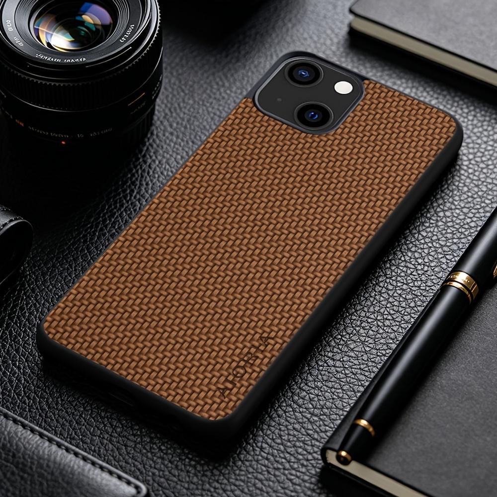 Phone Case: New Fashion Phone Case for iPhone 15 14 13 Pro Max Plus Business Casual Faux Synthetic Leather Phone Cover