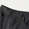 Women's Wool Blend High-Waisted Wide-Leg Pants