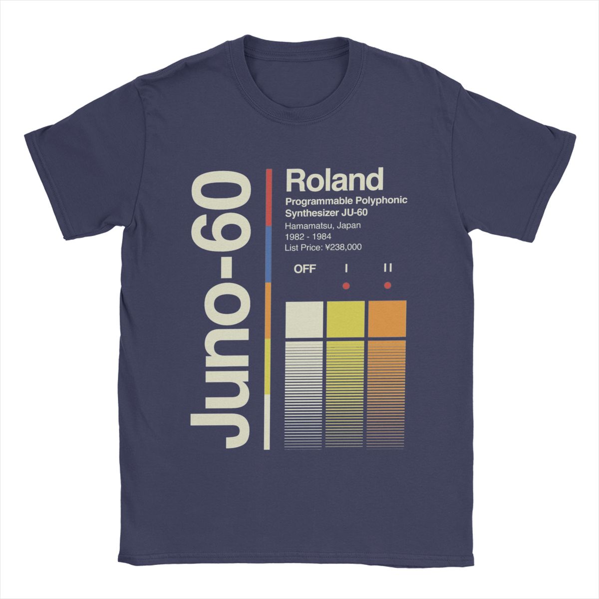 

Juno 60 Vertical Roland T Shirt Men Cotton Novelty T-Shirt Round Neck Tee Shirt Short Sleeve Clothes Birthday Gift 4XL