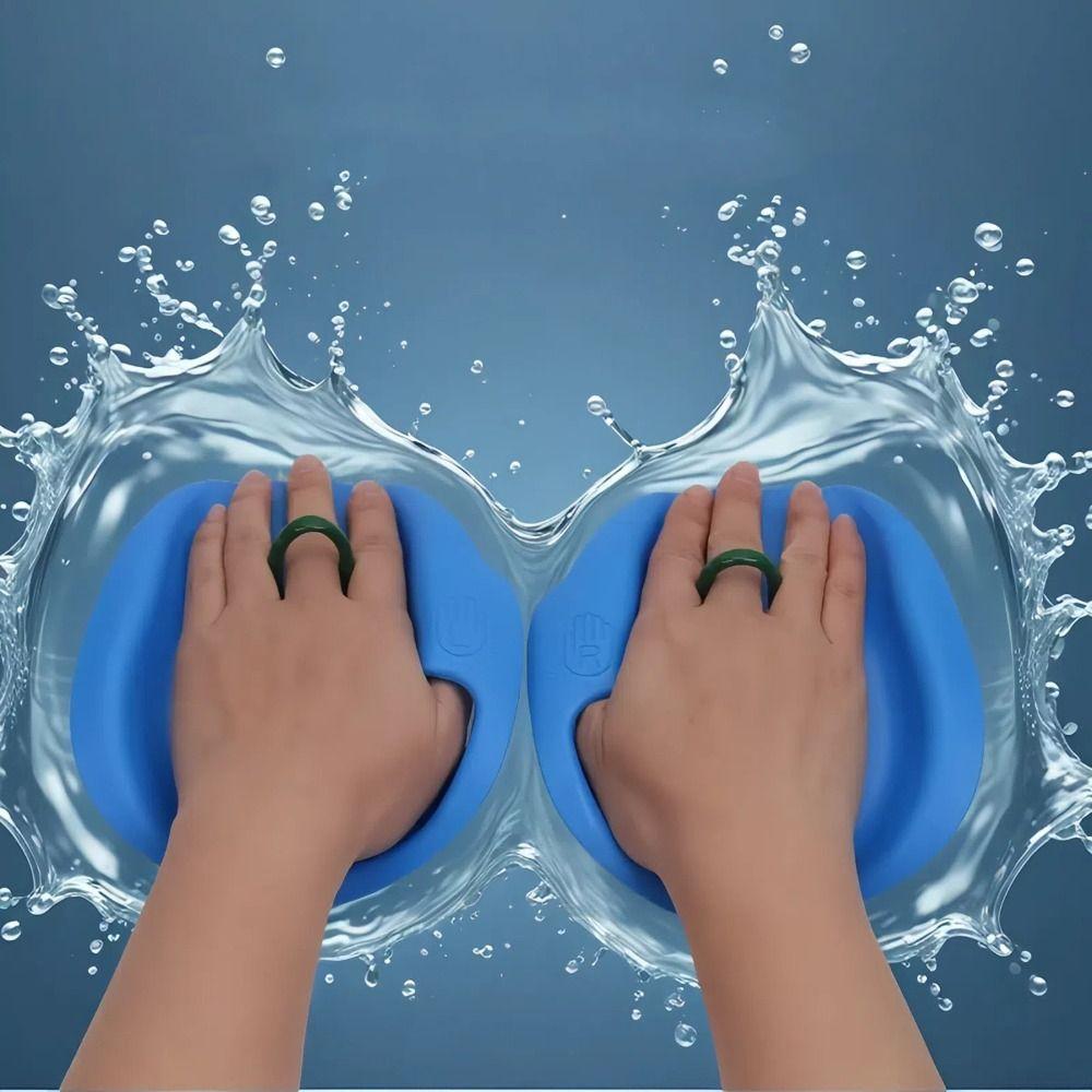 Practice Correction Kids Swimming Training Paddles Swimming Ergonomic Paddles  Boys Girls