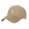 White Swiss Shepherd White GerUnisex Shepherd Baseball Caps Denim Fabric Hats Casquette Sports Baseball Cowboy Hat for Unisex