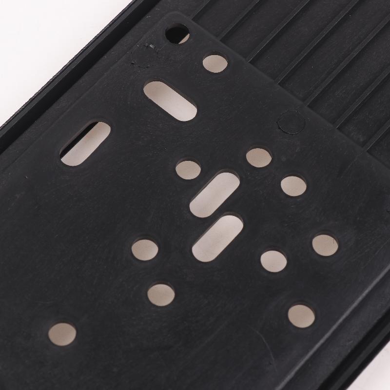1Pcs Standard License Plate Stainless Steel Metal Frame Cover Ru Ua Eu Number Plate Holder Black License Plate Holder Mount