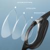 Professional Adult Anti-Fog Swim Goggles with HD Wide-Angle PC Lens Adjustable Waterproof Swimming Glasses
