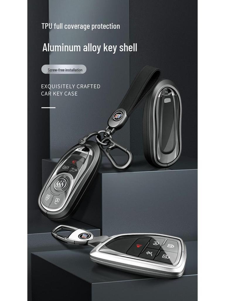 2022 Buick Key Cover for GL8, Envision, E YueS, LaCrosse, and Ankeqi Models – Car Key Shell Case