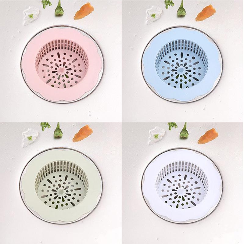 Slitesterk vask avløpsfilter Badekar Hårfangstopper Dusjhull Filterdeksel