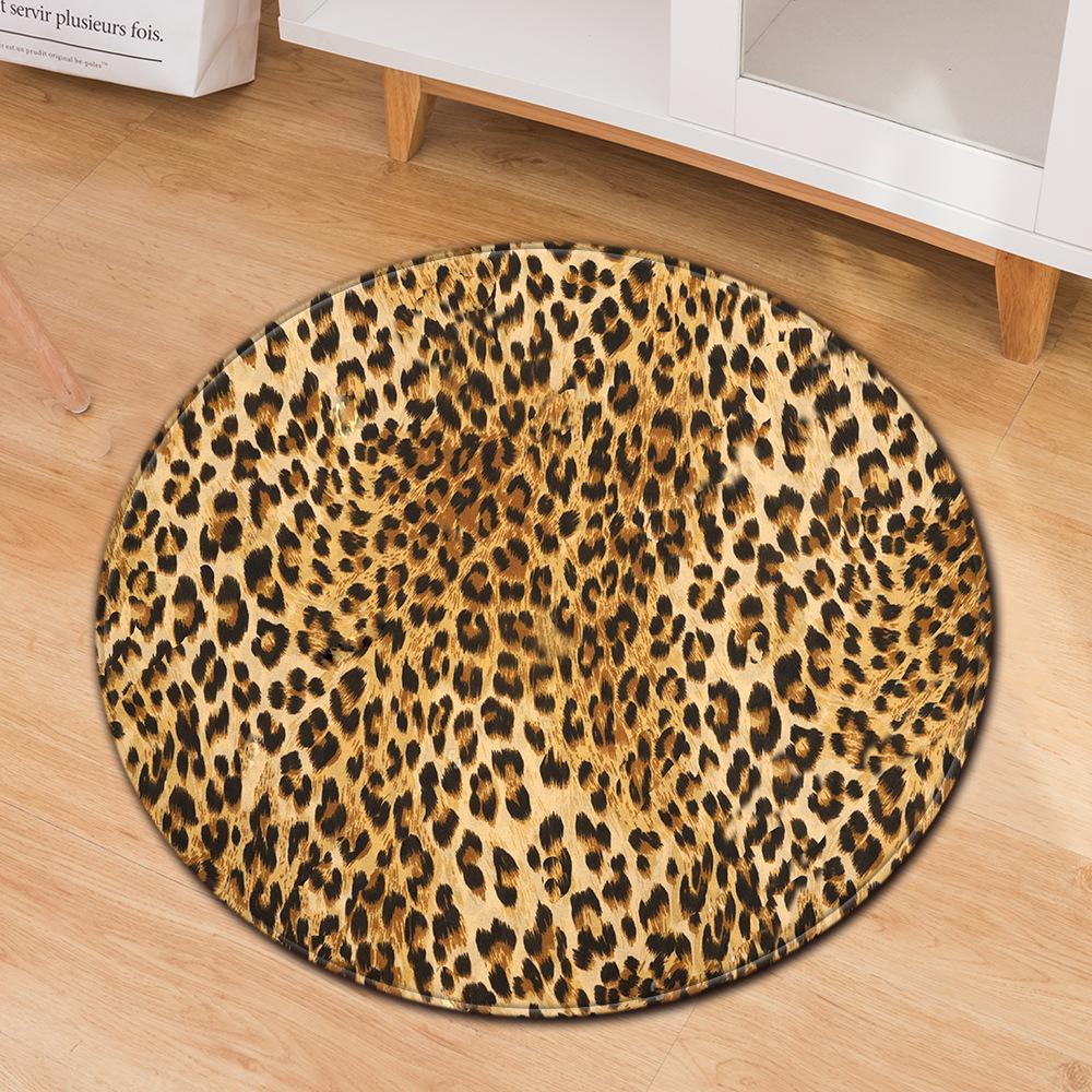 Round Carpet Computer Chair Cushion Office Chair Floor Mat Door Mat Foot Mat