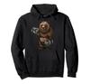 Grizzly Bear Muscle Training with Dumbbells for Gym Use (Hoodie)