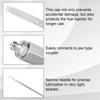 #046P 4pcs 90 Degree Grease Needle Fitting Set (Silver)
