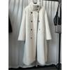 VAYLA Damen Kunstpelz Lange Mäntel Jacken Stehkragen Mantel Dick Warm Y2k Streetwear Jacke Elegant Arbeit Freizeit Oberbekleidung Herbst Winter
