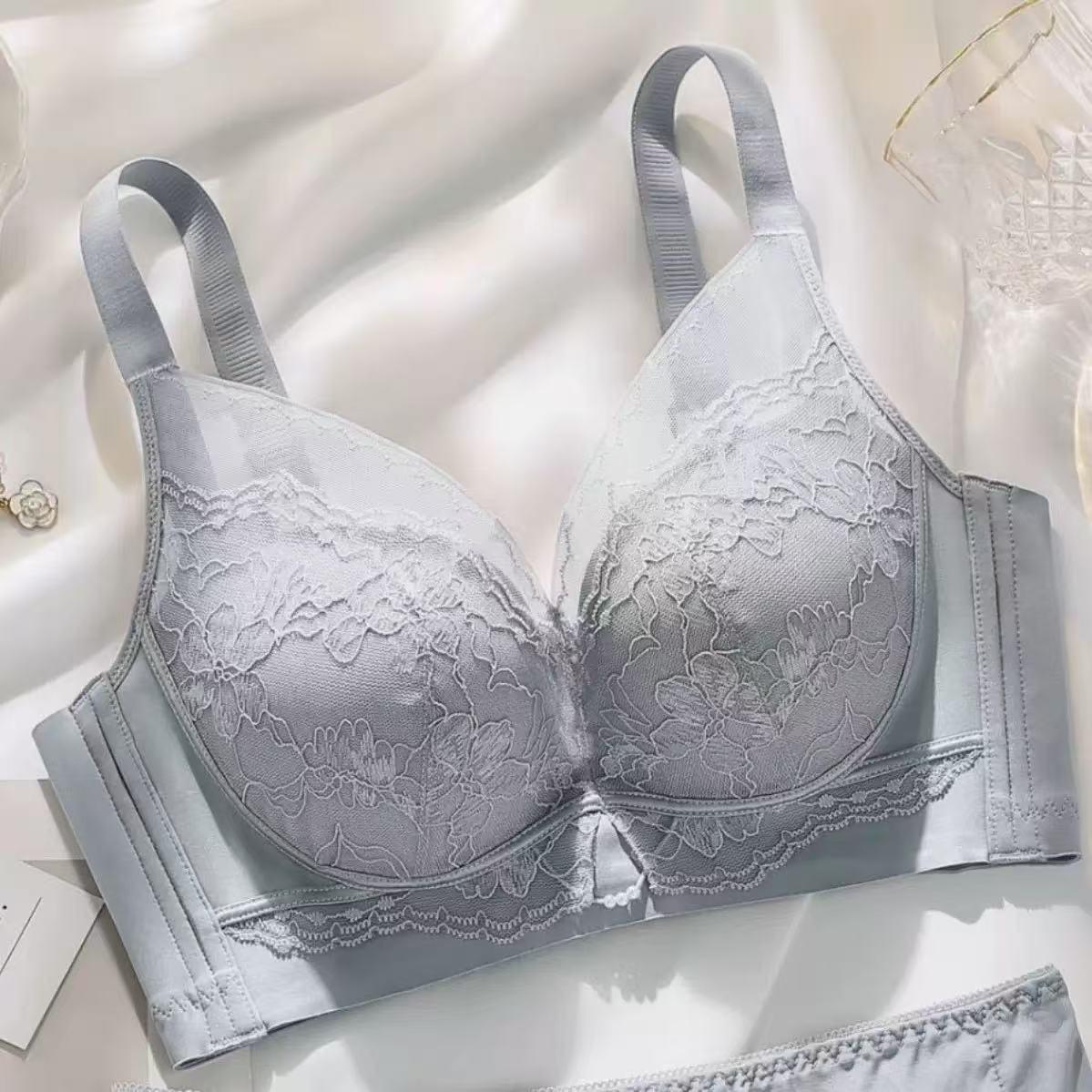 

Бесшовный красный комплект пуш-ап бюстгальтера и трусиков 2025: Беспроводной, Регулируемый, Подчеркивает маленькую грудь, Удобный для женщин 38/85C (Thin Cup)