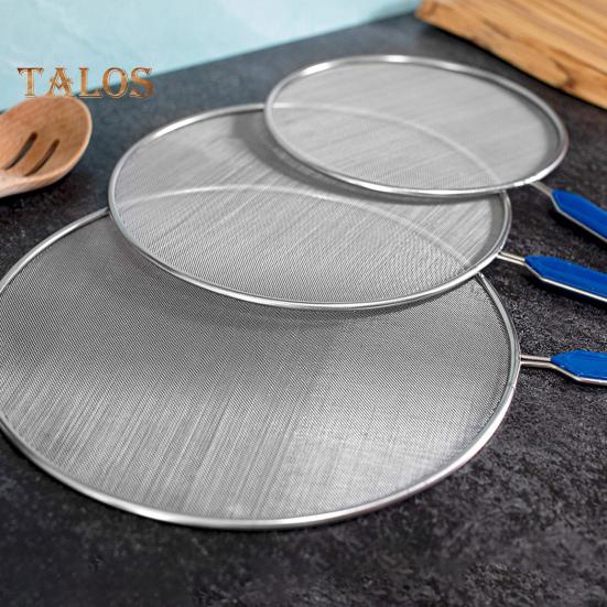 3Pcs Splatter Guard Mesh Wear-resistant Splash Proof Long Lasting Useful Mesh Pot Lid Grease Catcher Household Supplies