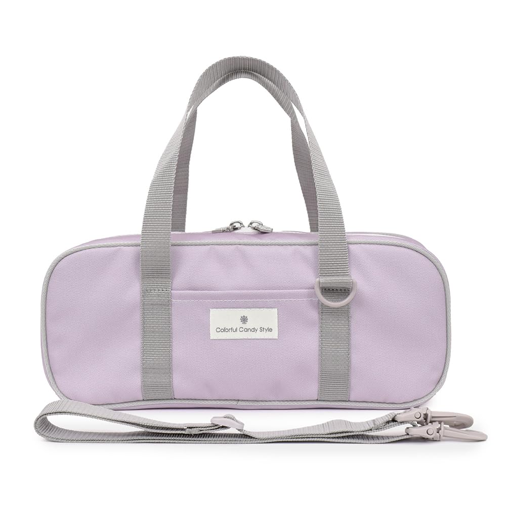 COLORFUL CANDY STYLE Art Supplies and Paint Set Watercolor Lightweight In Muted Lavender and Muted Solid A Stylish Mesh Art Bag for Girls with a