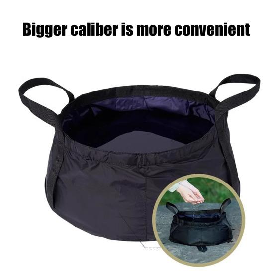 Portable Foldable Water Basin with Thickened Oxford Fabric 8.5L Collapsible Sink for Camping Travel Outdoor Multi-Purpose Washing Tub for Fruits Feet